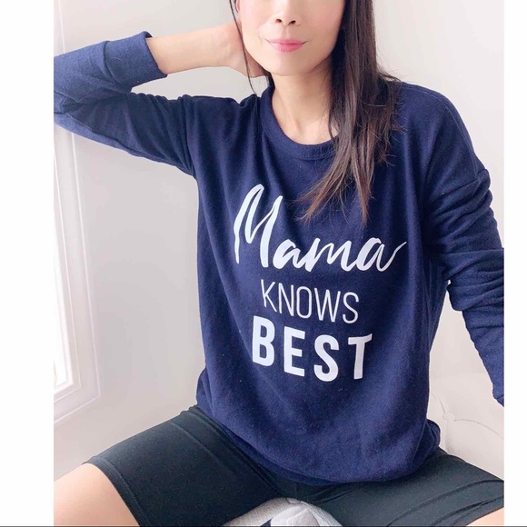 SOFT CREW NECK FLEECE SWEATER - MAMA KNOWS BEST - Picture 4 of 8